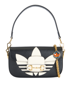 X Adidas Horsebit Flap, Leather, Black, 722009, DB/S, 4*